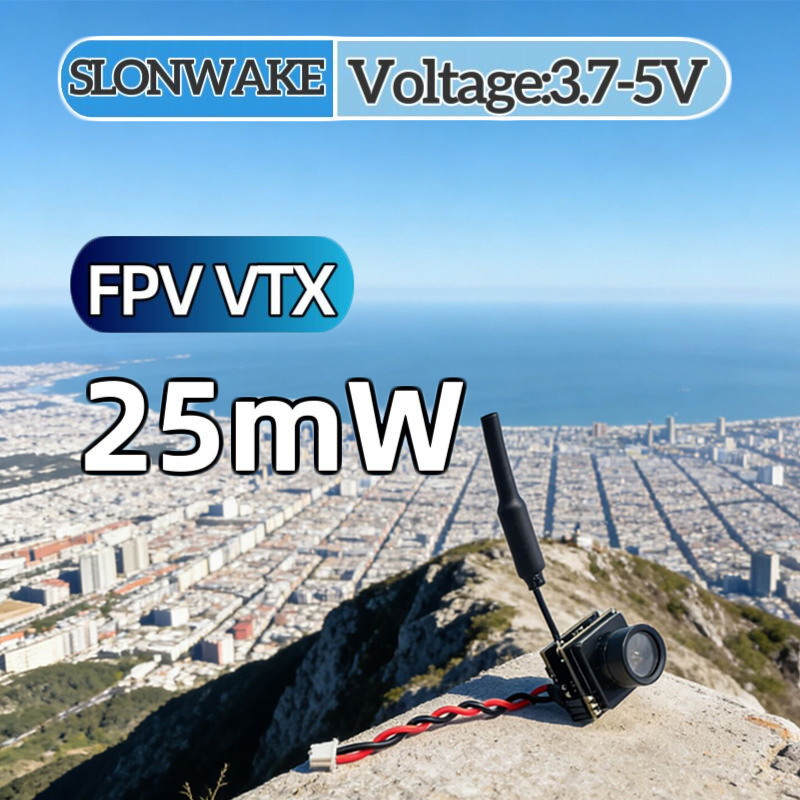 Drone Rc Toy - SLONWAKE FPV 25mW パワーシミュレーション VTX 統合型送信機と