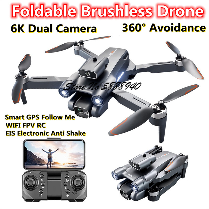 6K光学フロー ブラシレス 折りたたみ式 リモコン ドローン - Drone S1S Rc Quadcopter のレビューと価格