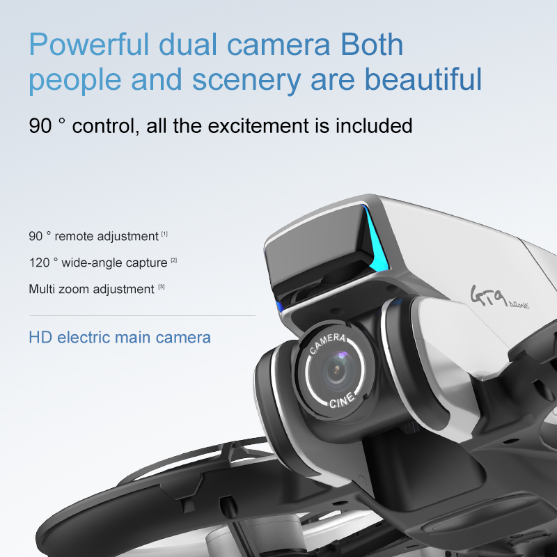 オリジナルGT9 GPS折りたたみ式RCドローン デュアルカ - Drone Ae Rc のレビューと価格
